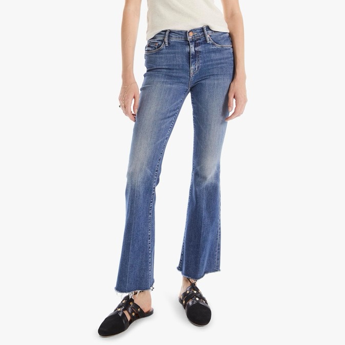 Mother The Weekender Fray Jeans (Walking On Coals)